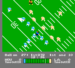 Play Action Football screenshot 4 for NES
